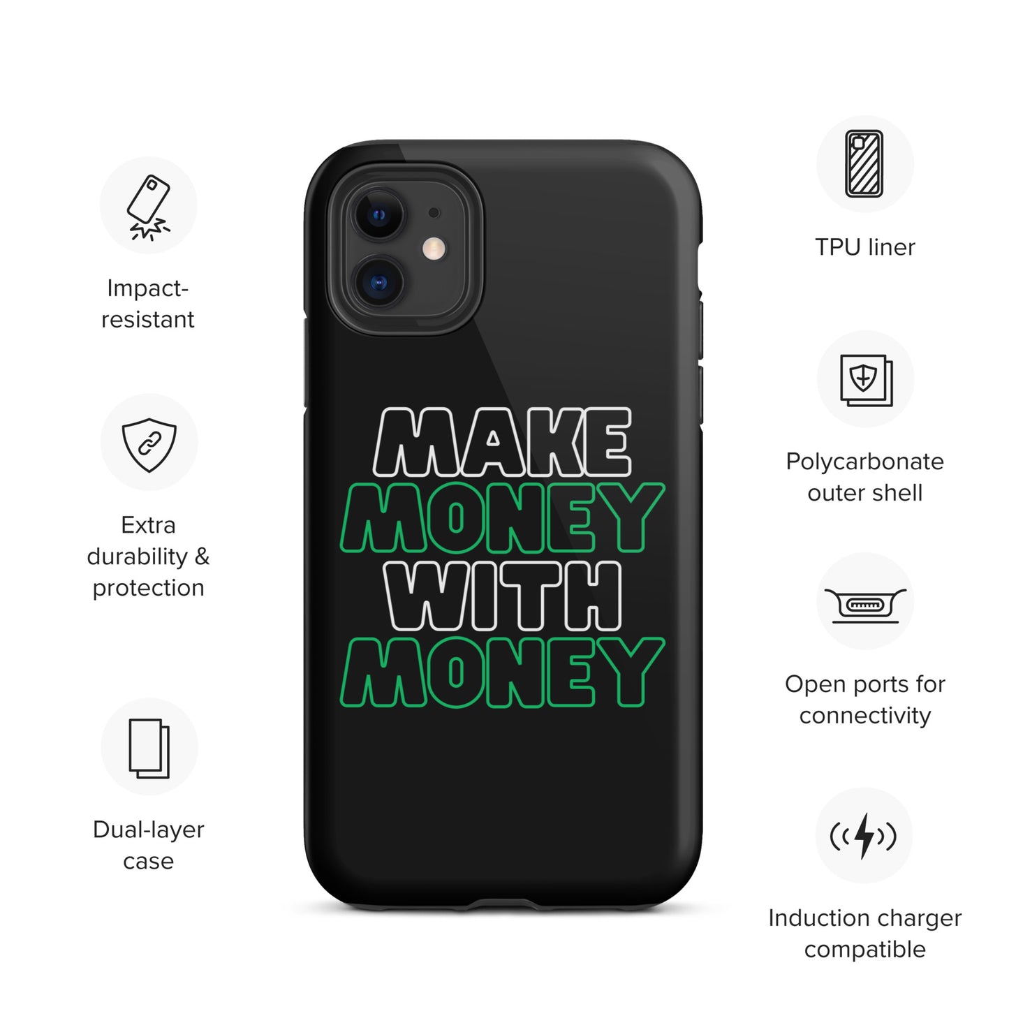 Make Money WIth Money Case for iPhone®