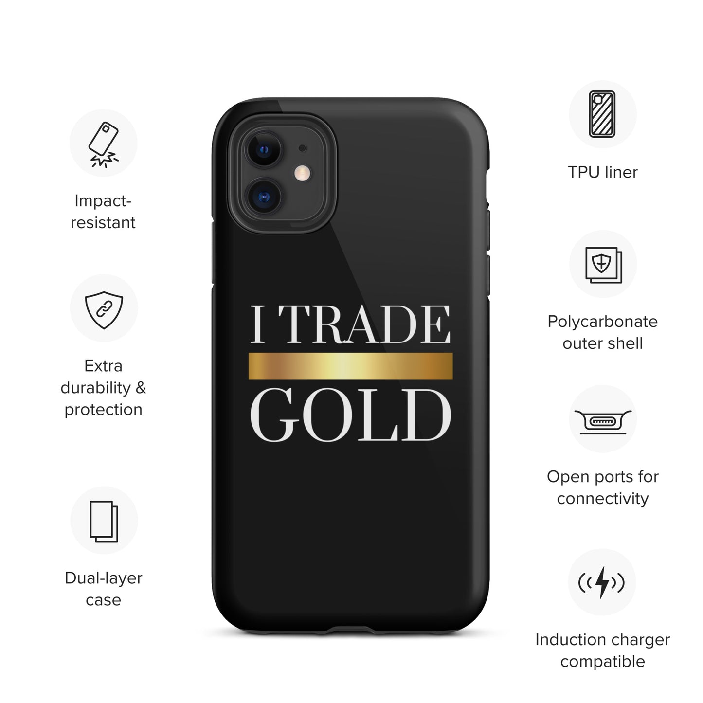 I Trade Gold Case for iPhone®