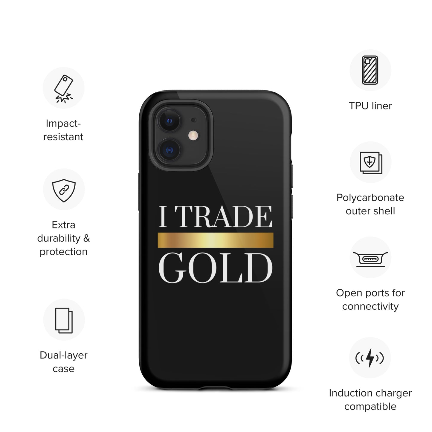 I Trade Gold Case for iPhone®