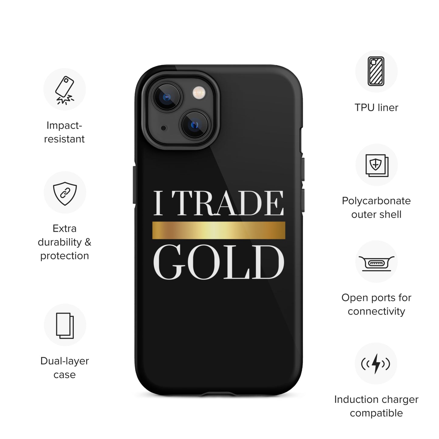 I Trade Gold Case for iPhone®