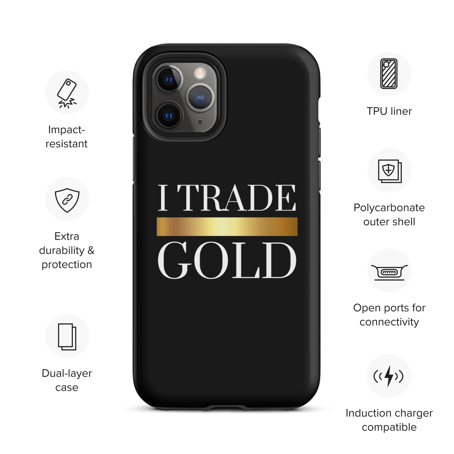 I Trade Gold Case for iPhone®