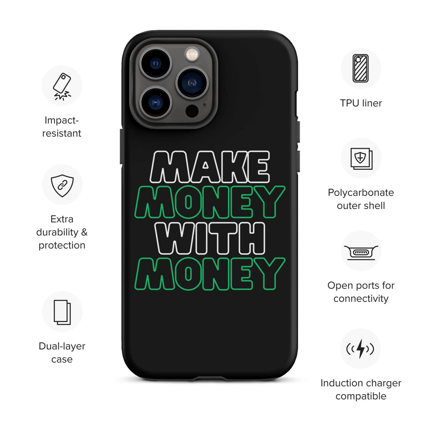 Make Money WIth Money Case for iPhone®